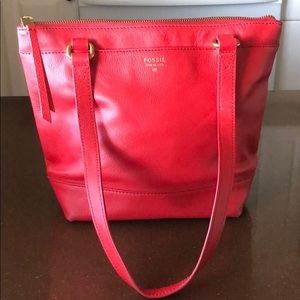 Fossil Red Purse